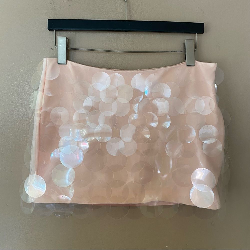 Jonathan Simkhai
Campbell Transparent Sequin Mini Skirt pink $545 8